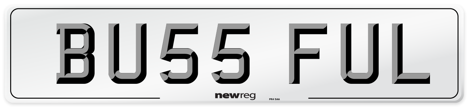 BU55 FUL Number Plate from New Reg